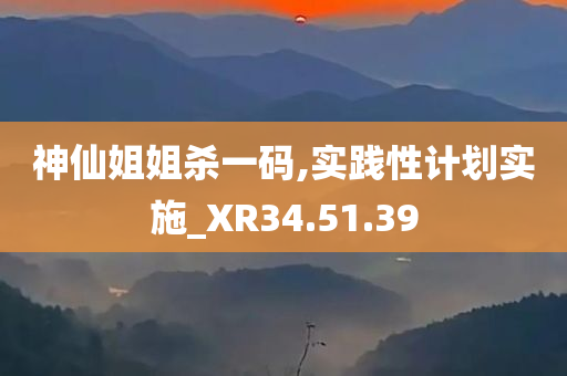 神仙姐姐杀一码,实践性计划实施_XR34.51.39