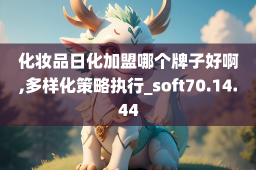 化妆品日化加盟哪个牌子好啊,多样化策略执行_soft70.14.44