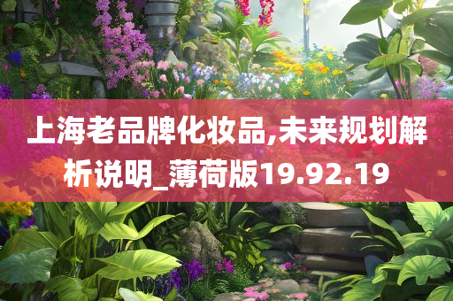 上海老品牌化妆品,未来规划解析说明_薄荷版19.92.19