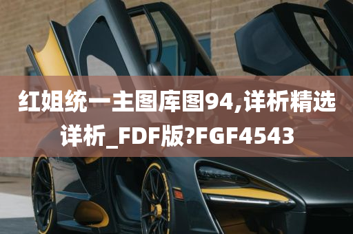 红姐统一主图库图94,详析精选详析_FDF版?FGF4543