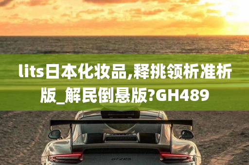 lits日本化妆品,释挑领析准析版_解民倒悬版?GH489