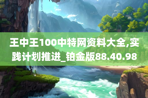 王中王100中特网资料大全,实践计划推进_铂金版88.40.98