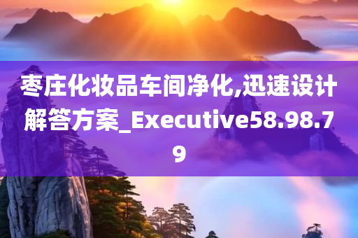 枣庄化妆品车间净化,迅速设计解答方案_Executive58.98.79