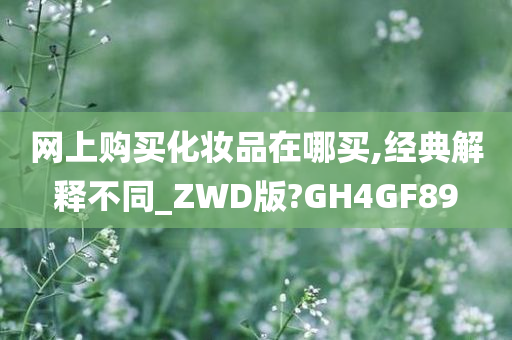 网上购买化妆品在哪买,经典解释不同_ZWD版?GH4GF89