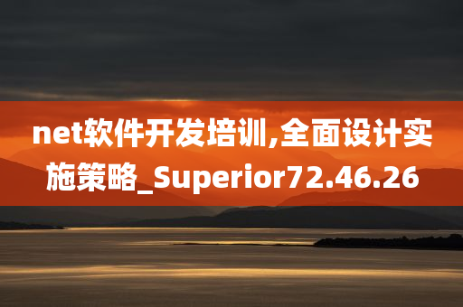 net软件开发培训,全面设计实施策略_Superior72.46.26