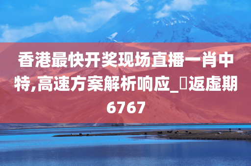 香港最快开奖现场直播一肖中特,高速方案解析响应_‌返虚期6767