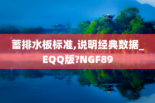 蓄排水板标准,说明经典数据_EQQ版?NGF89