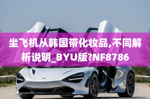 坐飞机从韩国带化妆品,不同解析说明_BYU版?NF8786