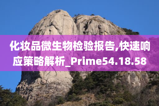 化妆品微生物检验报告,快速响应策略解析_Prime54.18.58