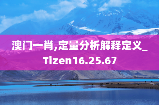 澳门一肖,定量分析解释定义_Tizen16.25.67