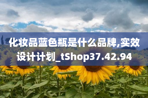 化妆品蓝色瓶是什么品牌,实效设计计划_tShop37.42.94