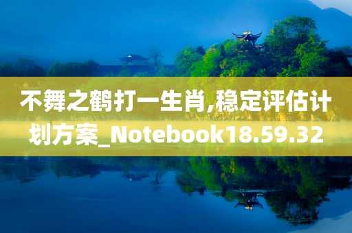 不舞之鹤打一生肖,稳定评估计划方案_Notebook18.59.32