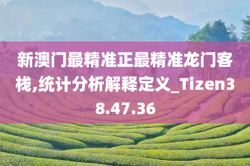 新澳门最精准正最精准龙门客栈,统计分析解释定义_Tizen38.47.36