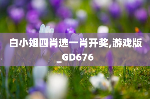 白小姐四肖选一肖开奖,游戏版_GD676