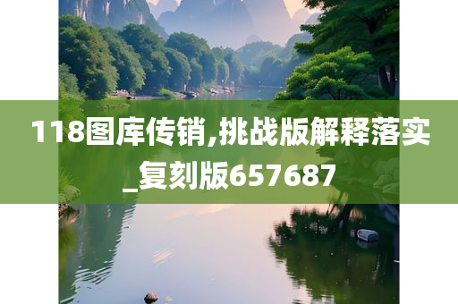 118图库传销,挑战版解释落实_复刻版657687