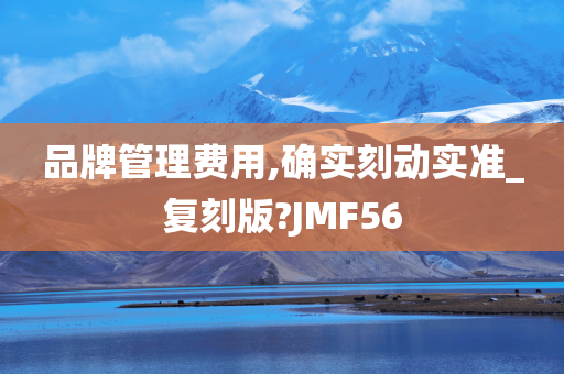 品牌管理费用,确实刻动实准_复刻版?JMF56