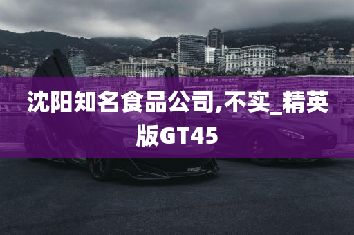 沈阳知名食品公司,不实_精英版GT45