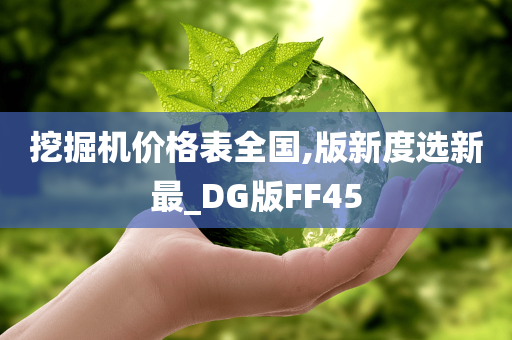 挖掘机价格表全国,版新度选新最_DG版FF45