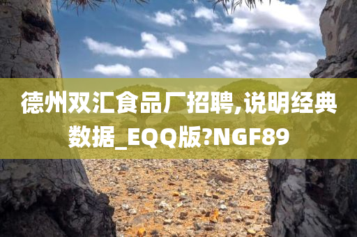 德州双汇食品厂招聘,说明经典数据_EQQ版?NGF89