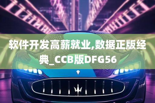 软件开发高薪就业,数据正版经典_CCB版DFG56