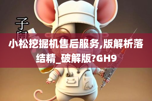 小松挖掘机售后服务,版解析落结精_破解版?GH9