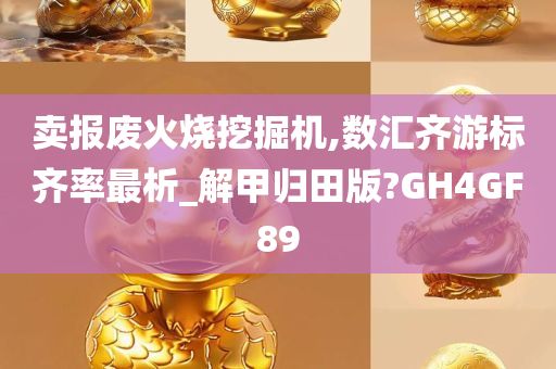 卖报废火烧挖掘机,数汇齐游标齐率最析_解甲归田版?GH4GF89