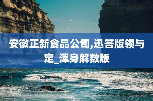 安徽正新食品公司,迅答版领与定_浑身解数版