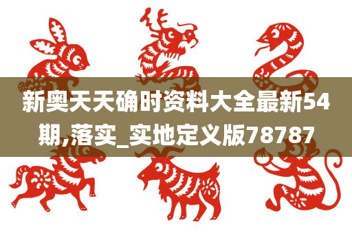 新奥天天确时资料大全最新54期,落实_实地定义版78787