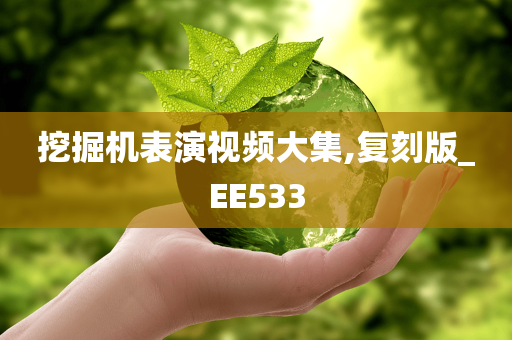 挖掘机表演视频大集,复刻版_EE533