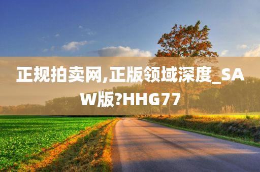 正规拍卖网,正版领域深度_SAW版?HHG77