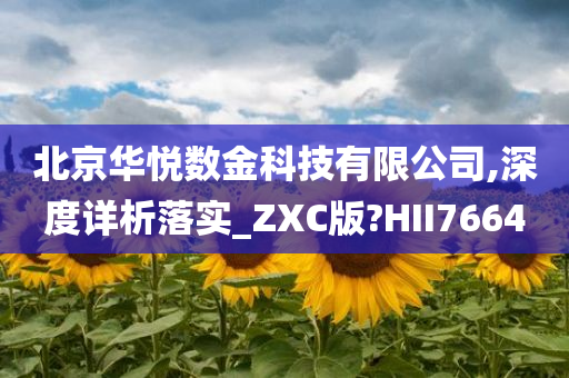 北京华悦数金科技有限公司,深度详析落实_ZXC版?HII7664