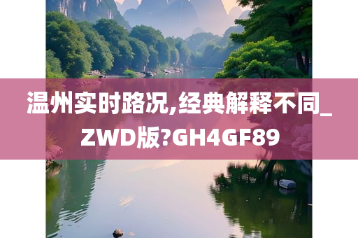 温州实时路况,经典解释不同_ZWD版?GH4GF89