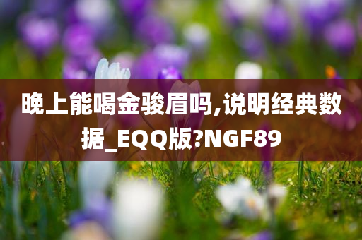 晚上能喝金骏眉吗,说明经典数据_EQQ版?NGF89