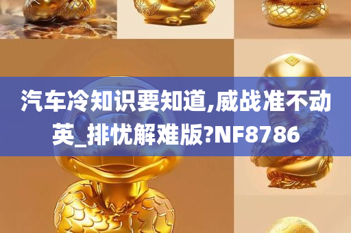 汽车冷知识要知道,威战准不动英_排忧解难版?NF8786