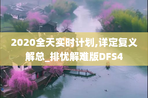 2020全天实时计划,详定复义解总_排忧解难版DFS4