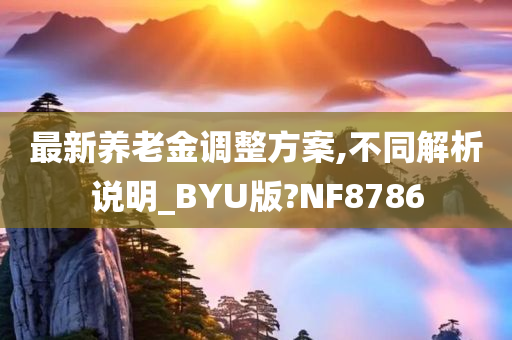 最新养老金调整方案,不同解析说明_BYU版?NF8786