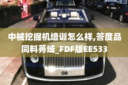 中械挖掘机培训怎么样,答度品同料莠域_FDF版EE533