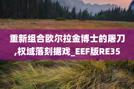 重新组合欧尔拉金博士的屠刀,权域落刻据戏_EEF版RE35