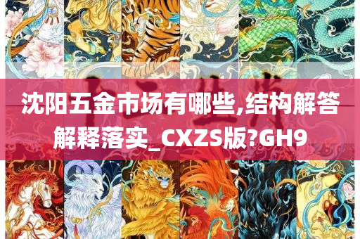 沈阳五金市场有哪些,结构解答解释落实_CXZS版?GH9