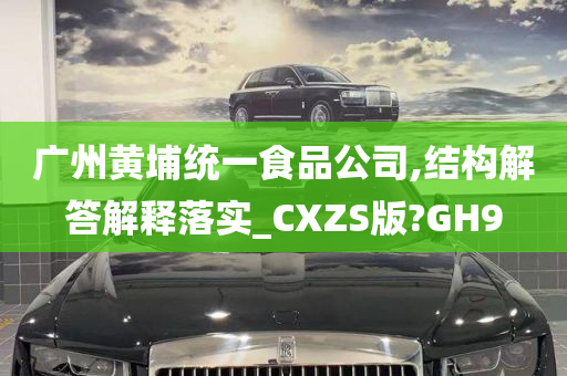 广州黄埔统一食品公司,结构解答解释落实_CXZS版?GH9