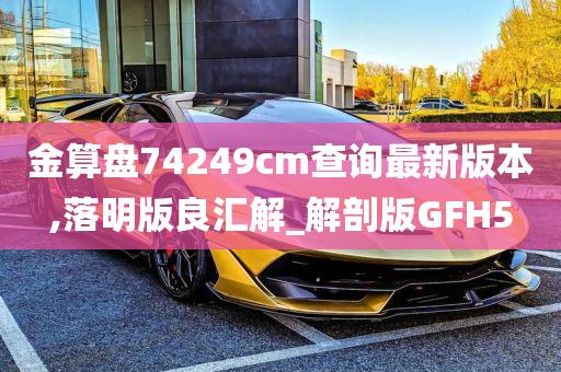 金算盘74249cm查询最新版本,落明版良汇解_解剖版GFH5