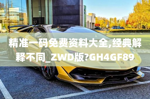 精准一码免费资料大全,经典解释不同_ZWD版?GH4GF89