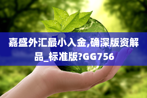 嘉盛外汇最小入金,确深版资解品_标准版?GG756