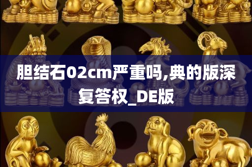 胆结石02cm严重吗,典的版深复答权_DE版