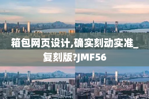 箱包网页设计,确实刻动实准_复刻版?JMF56