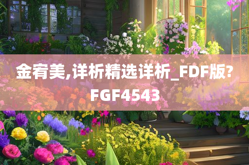 金宥美,详析精选详析_FDF版?FGF4543