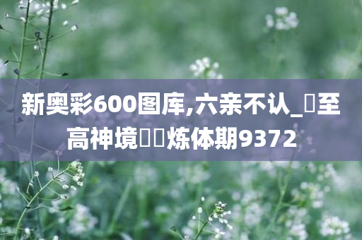 新奥彩600图库,六亲不认_‌至高神境‌‌炼体期9372