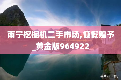 南宁挖掘机二手市场,慷慨赠予_黄金版964922