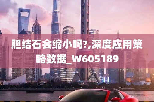 胆结石会缩小吗?,深度应用策略数据_W605189