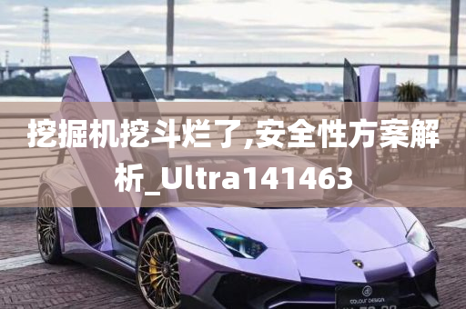 挖掘机挖斗烂了,安全性方案解析_Ultra141463